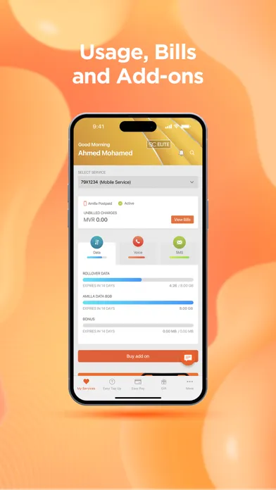 Dhiraagu Screenshots